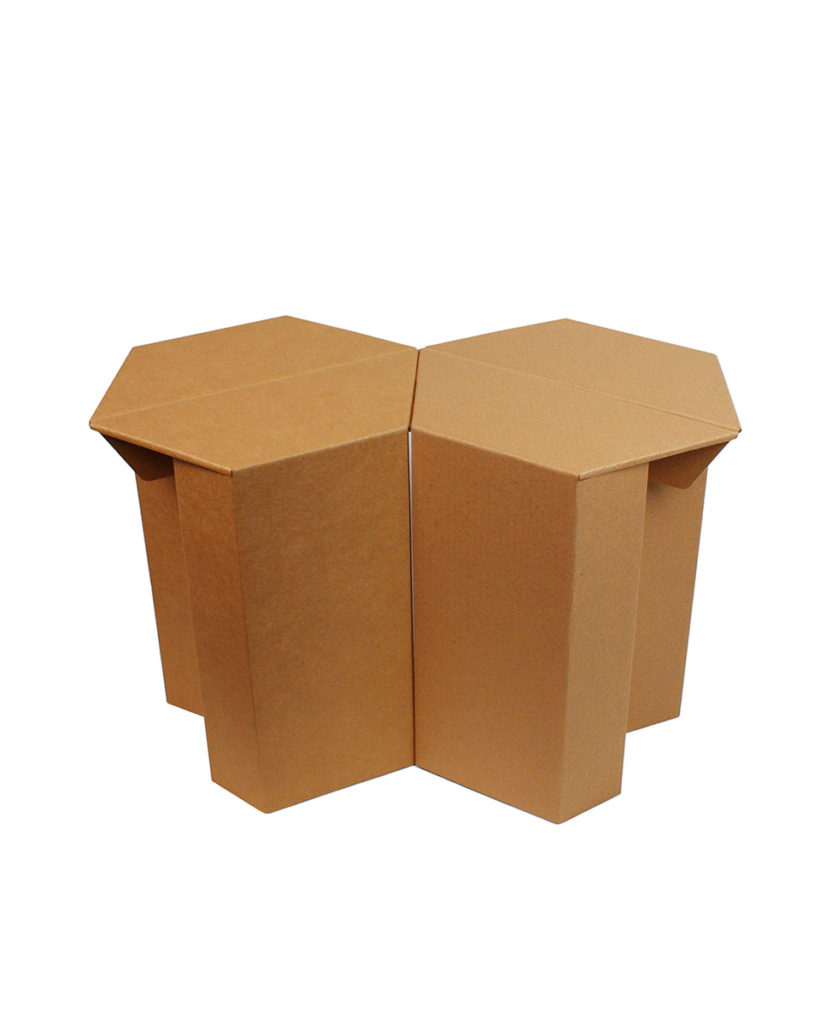 bancos de cartón por eolus