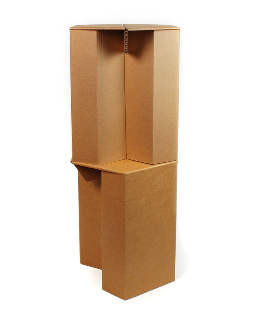 2 bancos de cartón por eolus